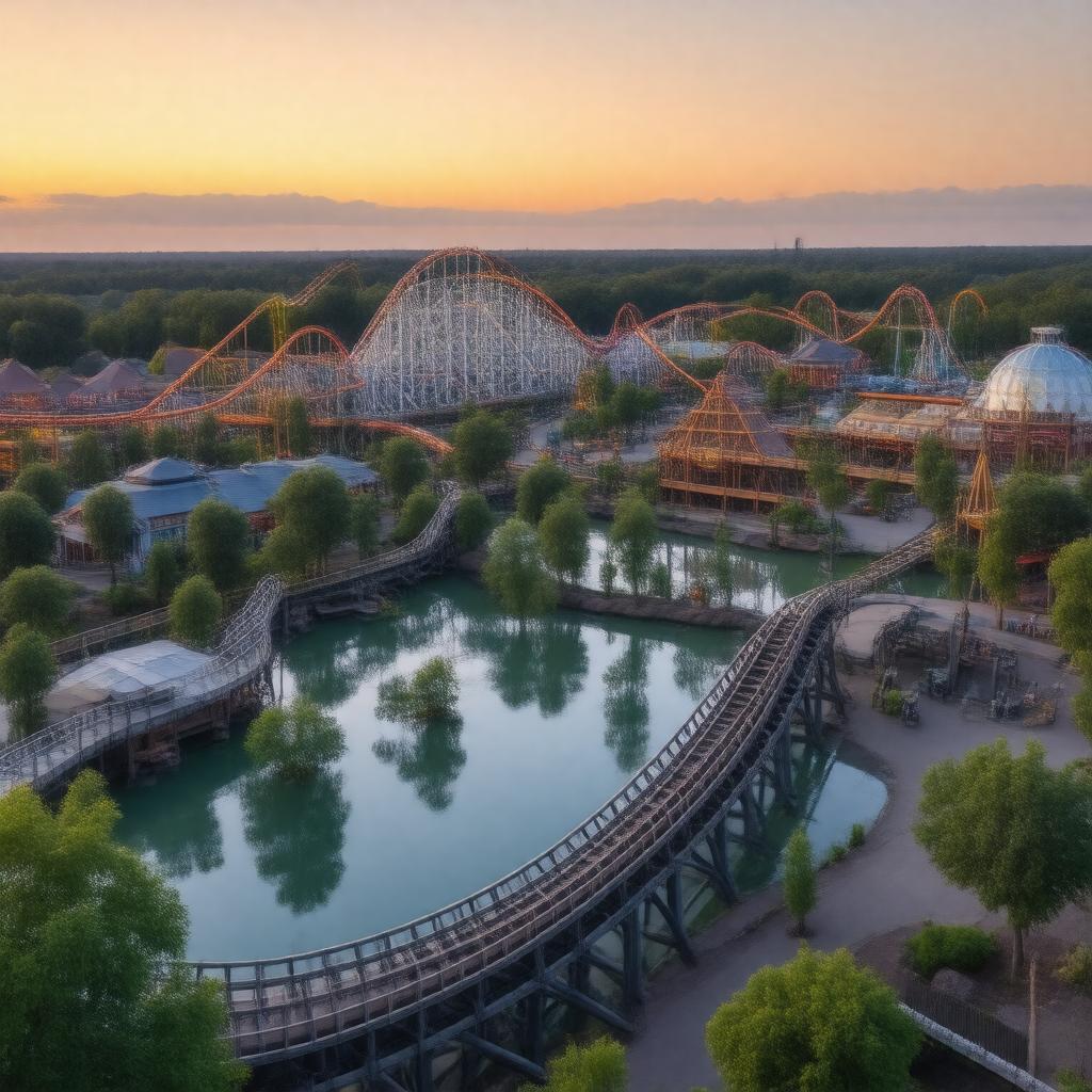 AI-created image of Planet Coaster