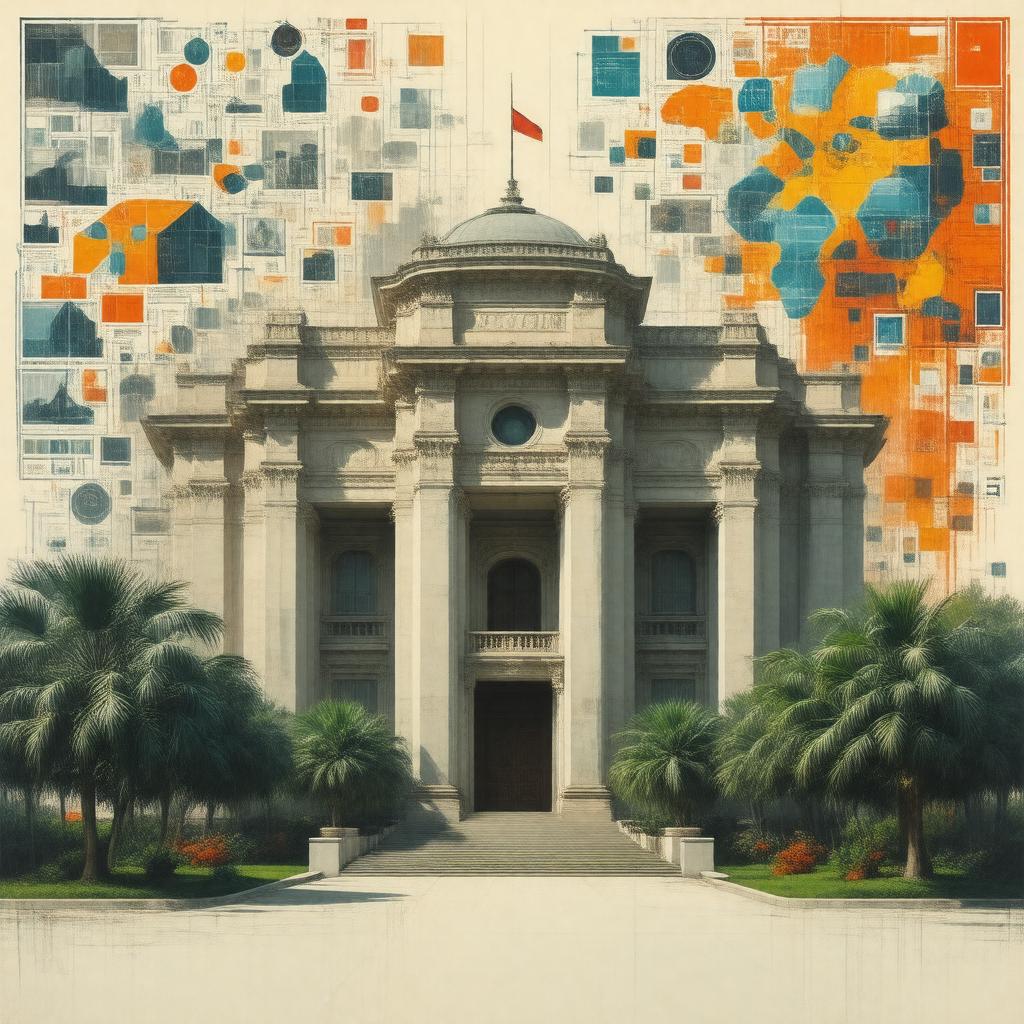 Click to view larger image AI-created image of Planning Commission of India