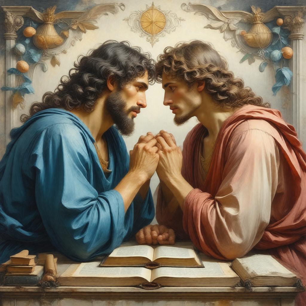 Click to view larger image AI-created image of Platonic love