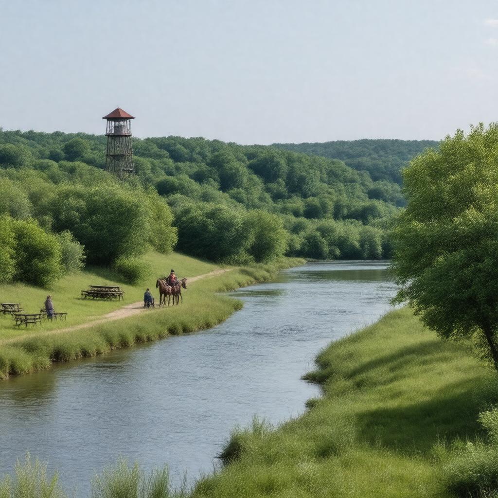AI-created image of Platte River State Park