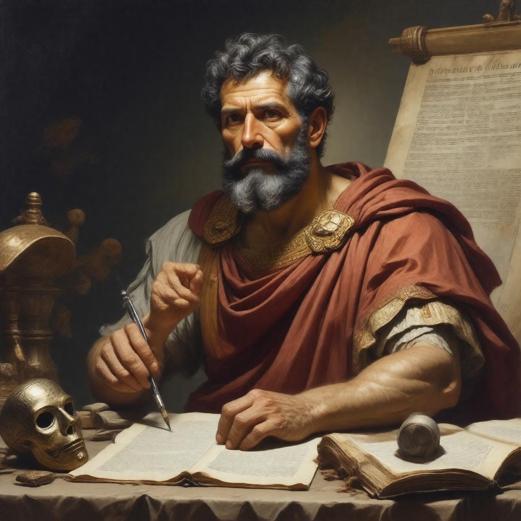 AI-created image of Plautus