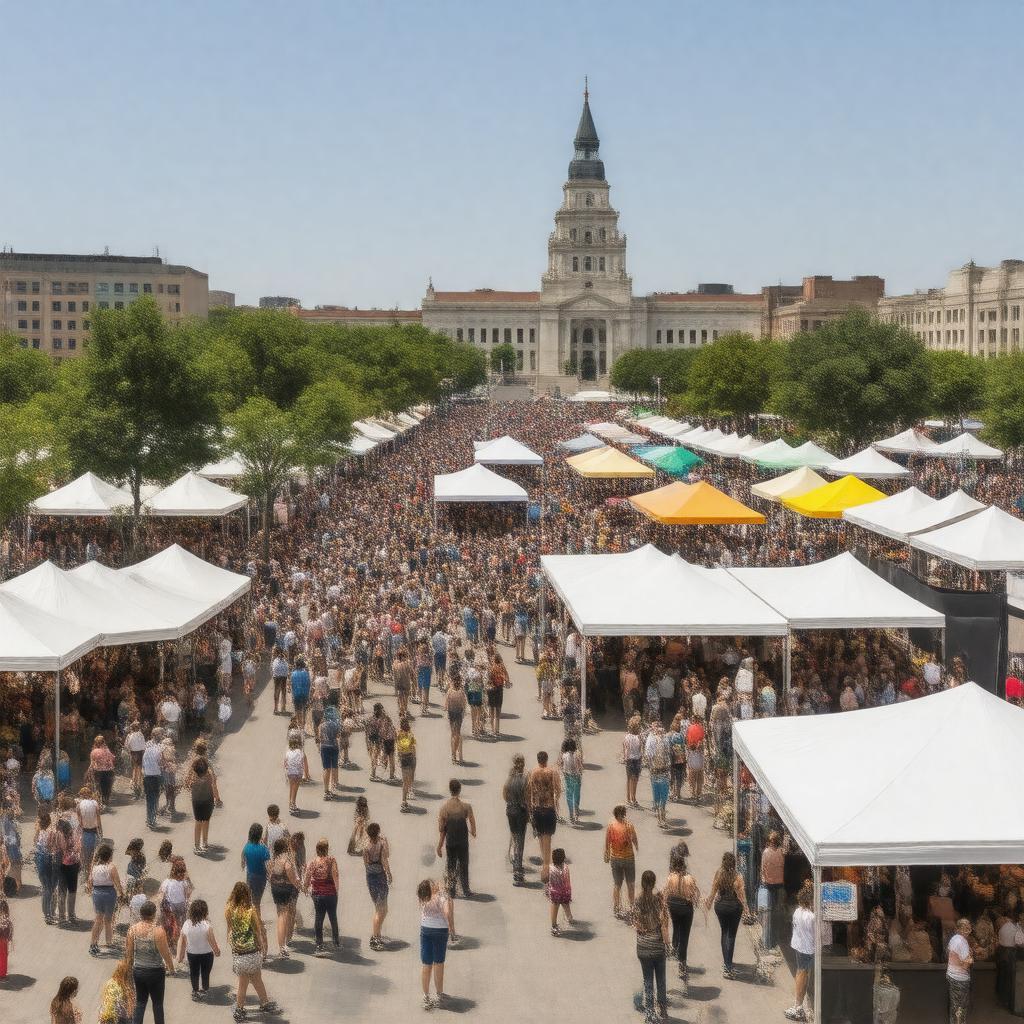 AI-created image of Plaza Art Fair