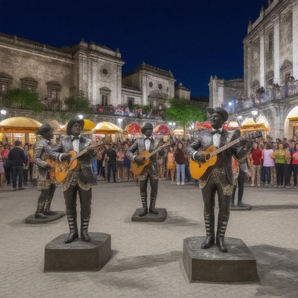 AI-created image of Plaza Garibaldi