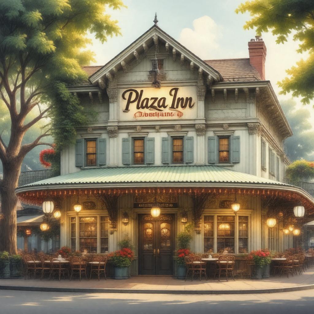 AI-created image of Plaza Inn