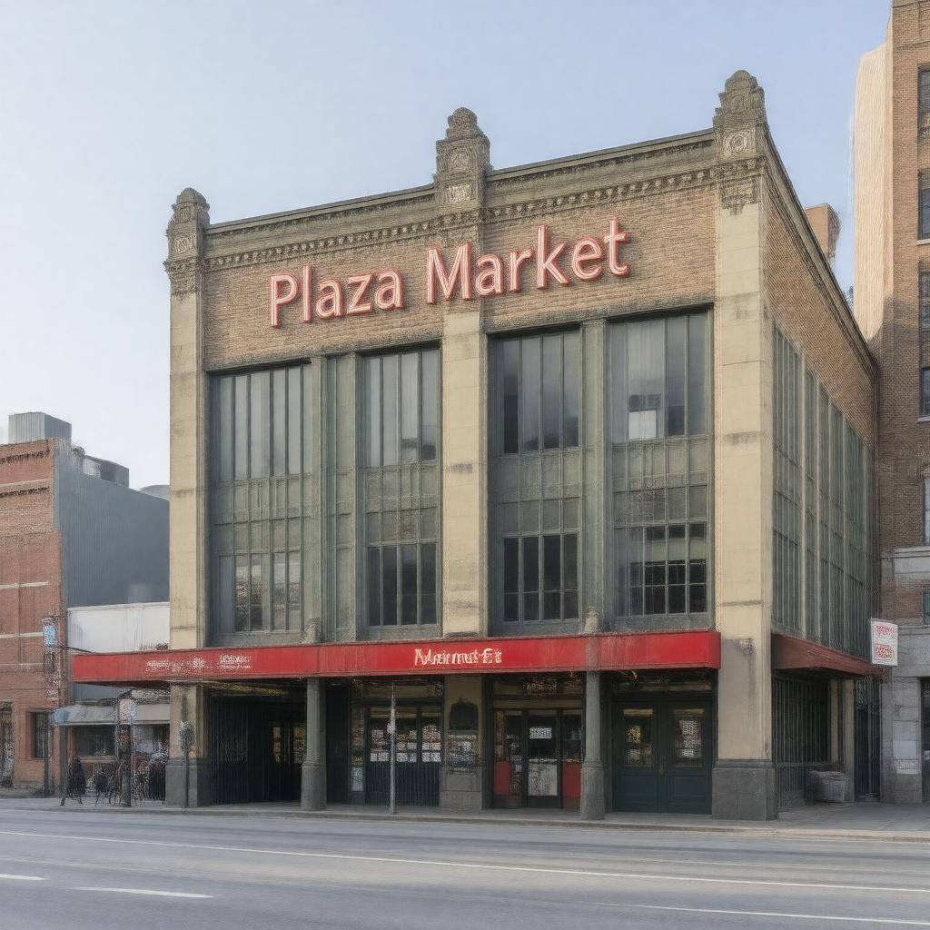 AI-created image of Plaza Market