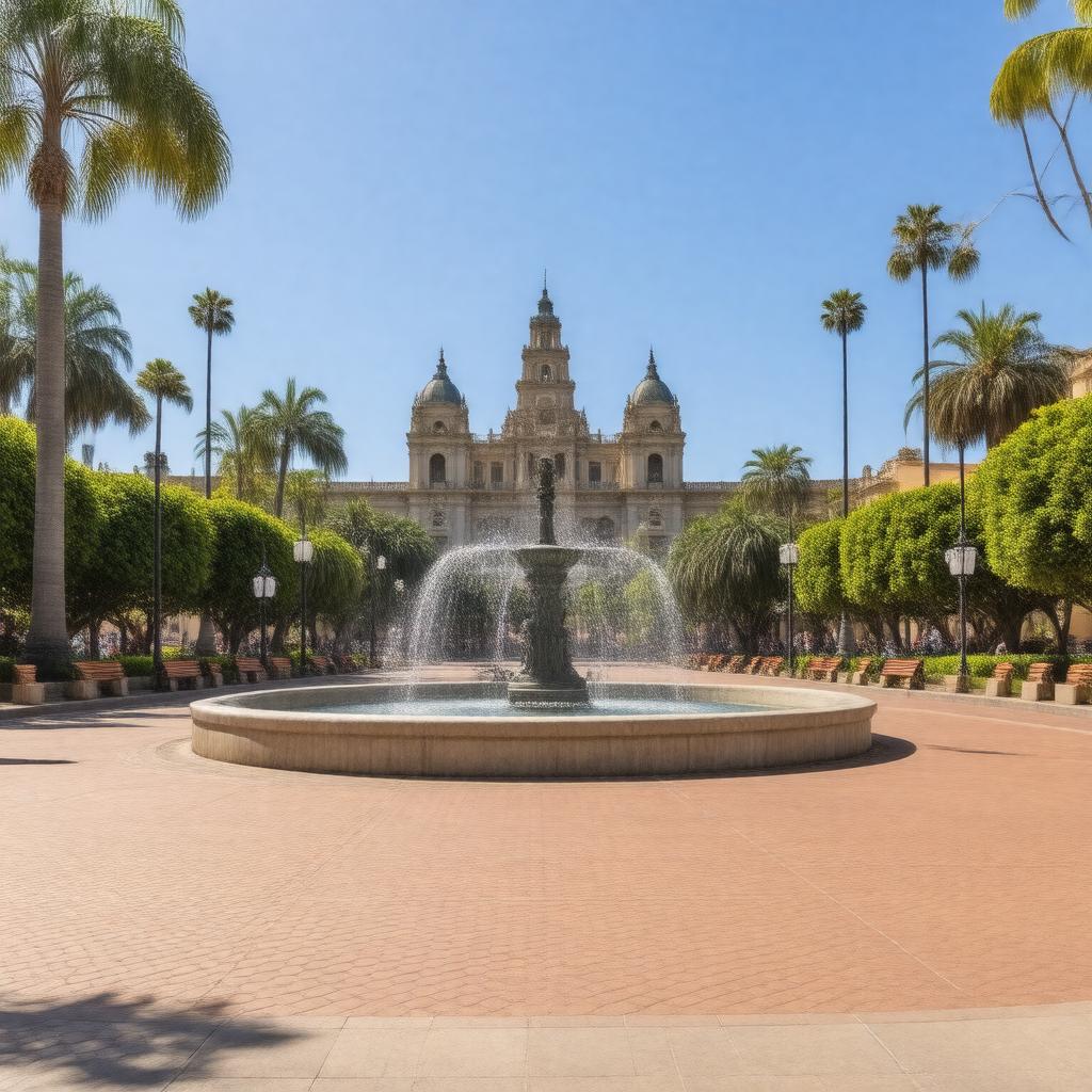 AI-created image of Plaza de Balboa