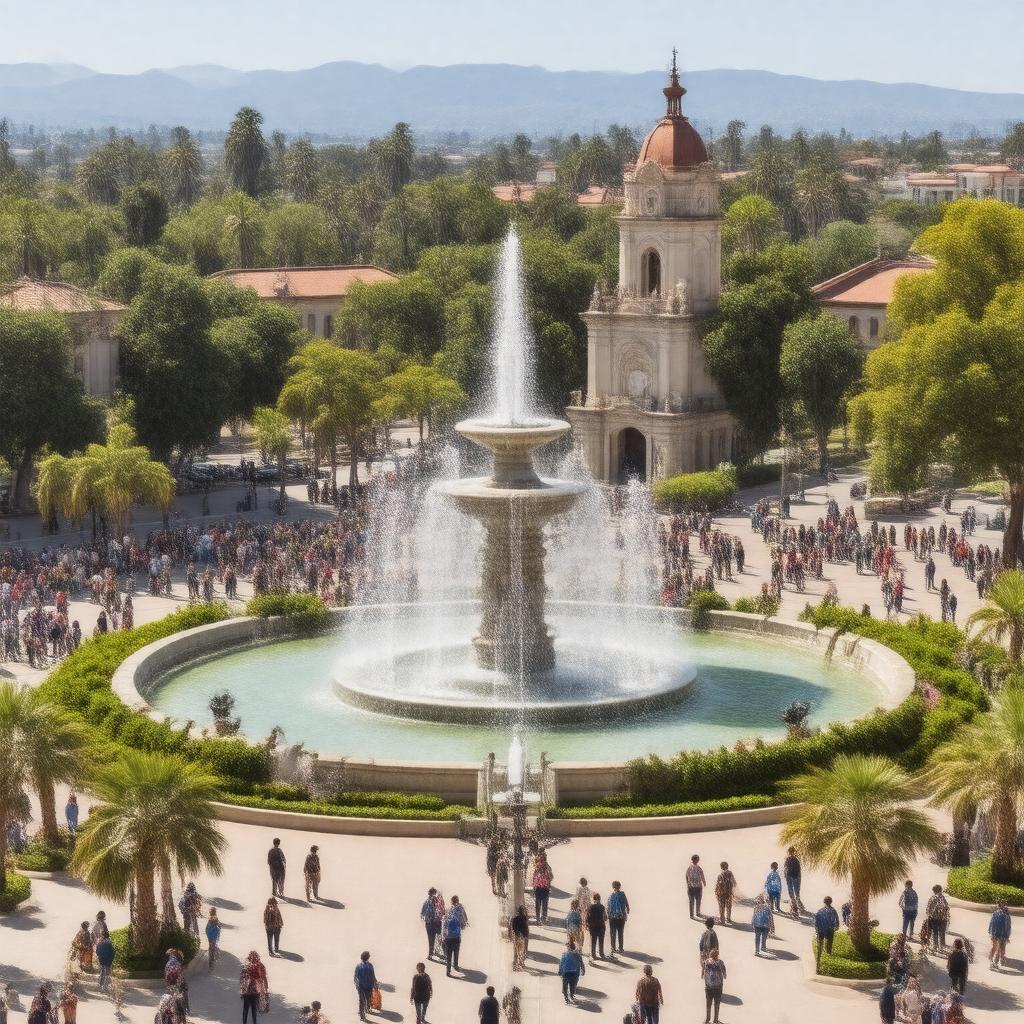 AI-created image of Plaza de Panama