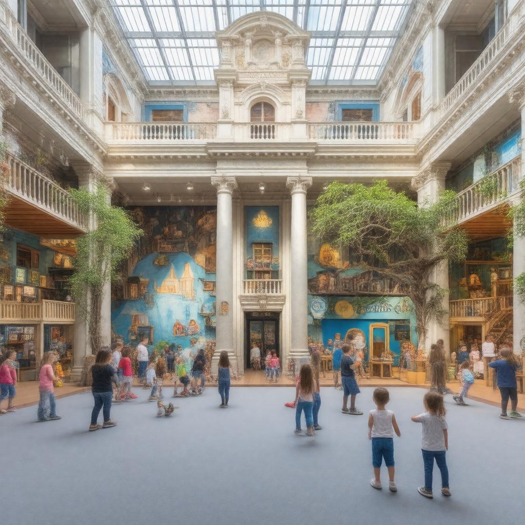 AI-created image of Please Touch Museum