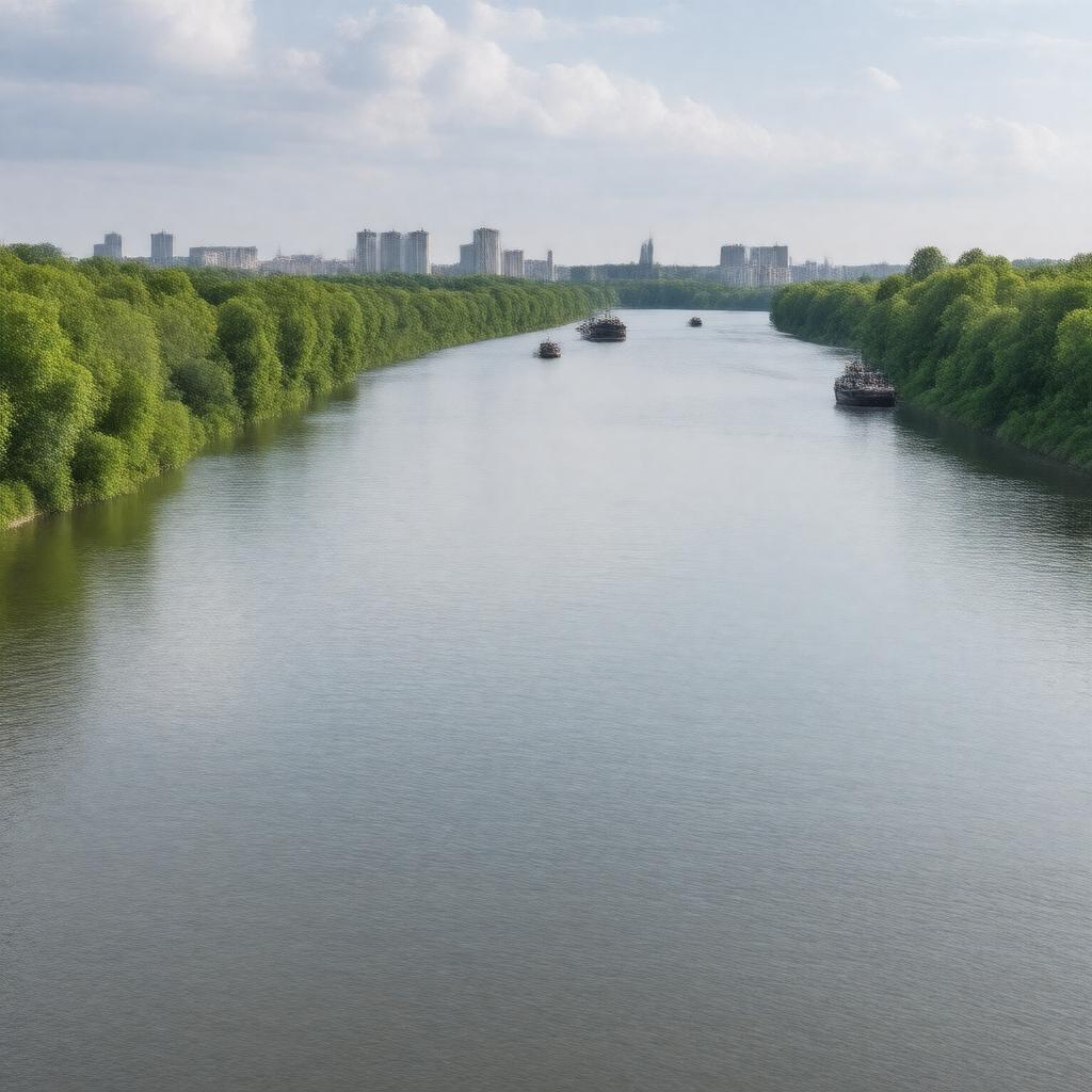 AI-created image of Pleiße