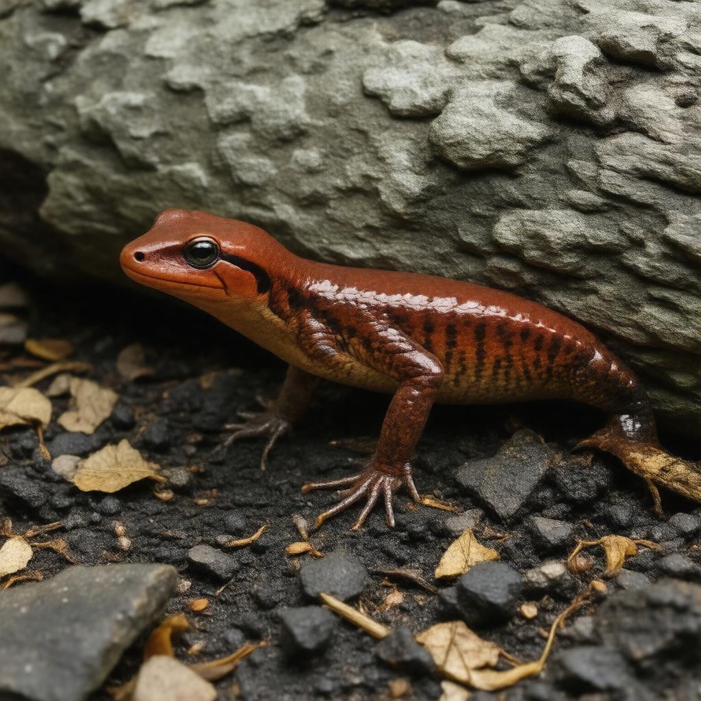 AI-created image of Plethodon cinereus