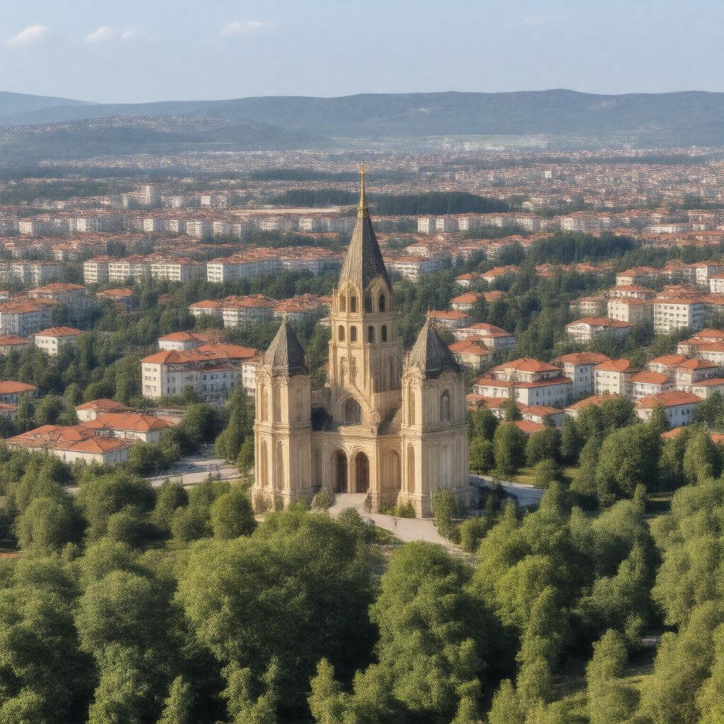 AI-created image of Pleven, Bulgaria