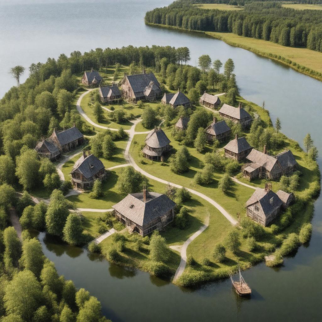 AI-created image of Plimoth Patuxet Museums