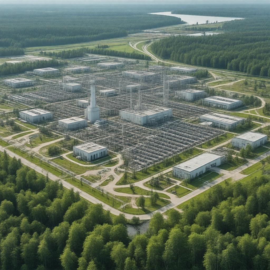 Click to view larger image AI-created image of Plum Brook Station