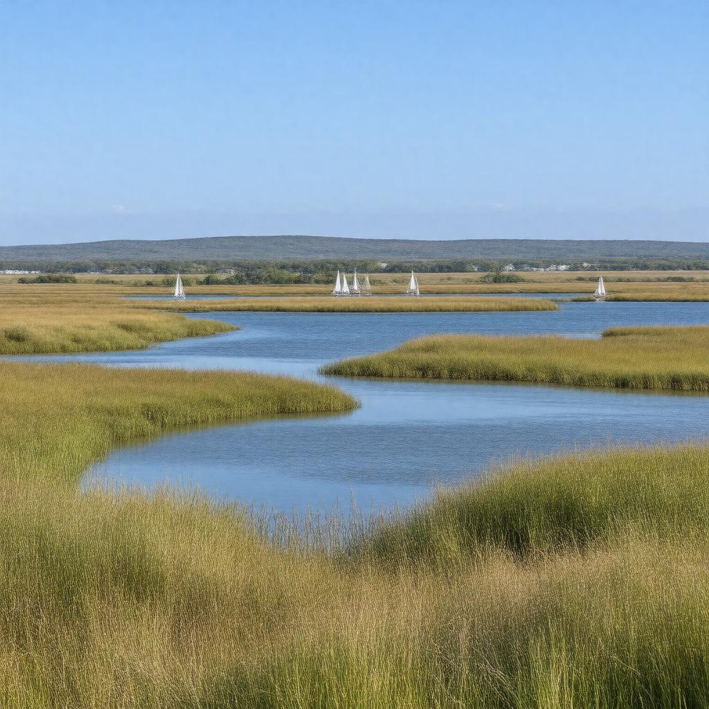 AI-created image of Plymouth Bay