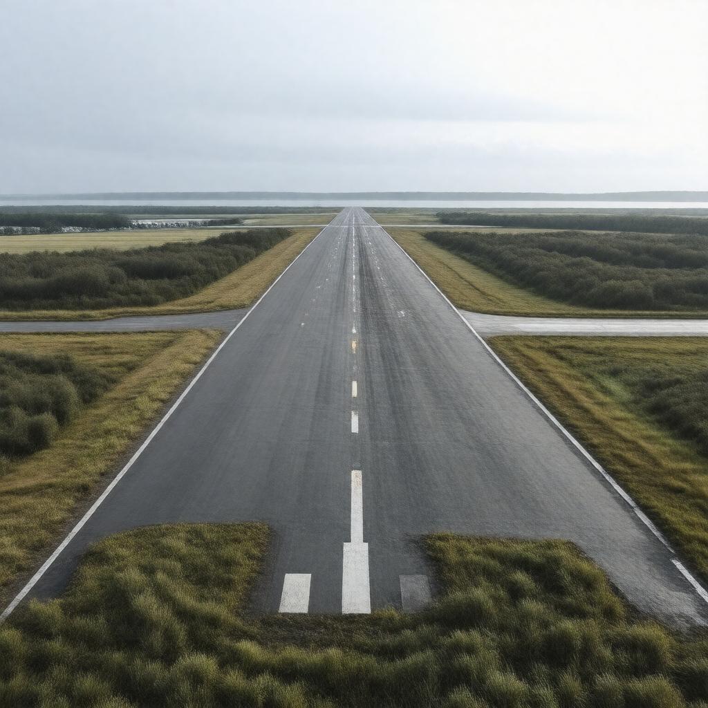 AI-created image of Plymouth City Airport (closed)