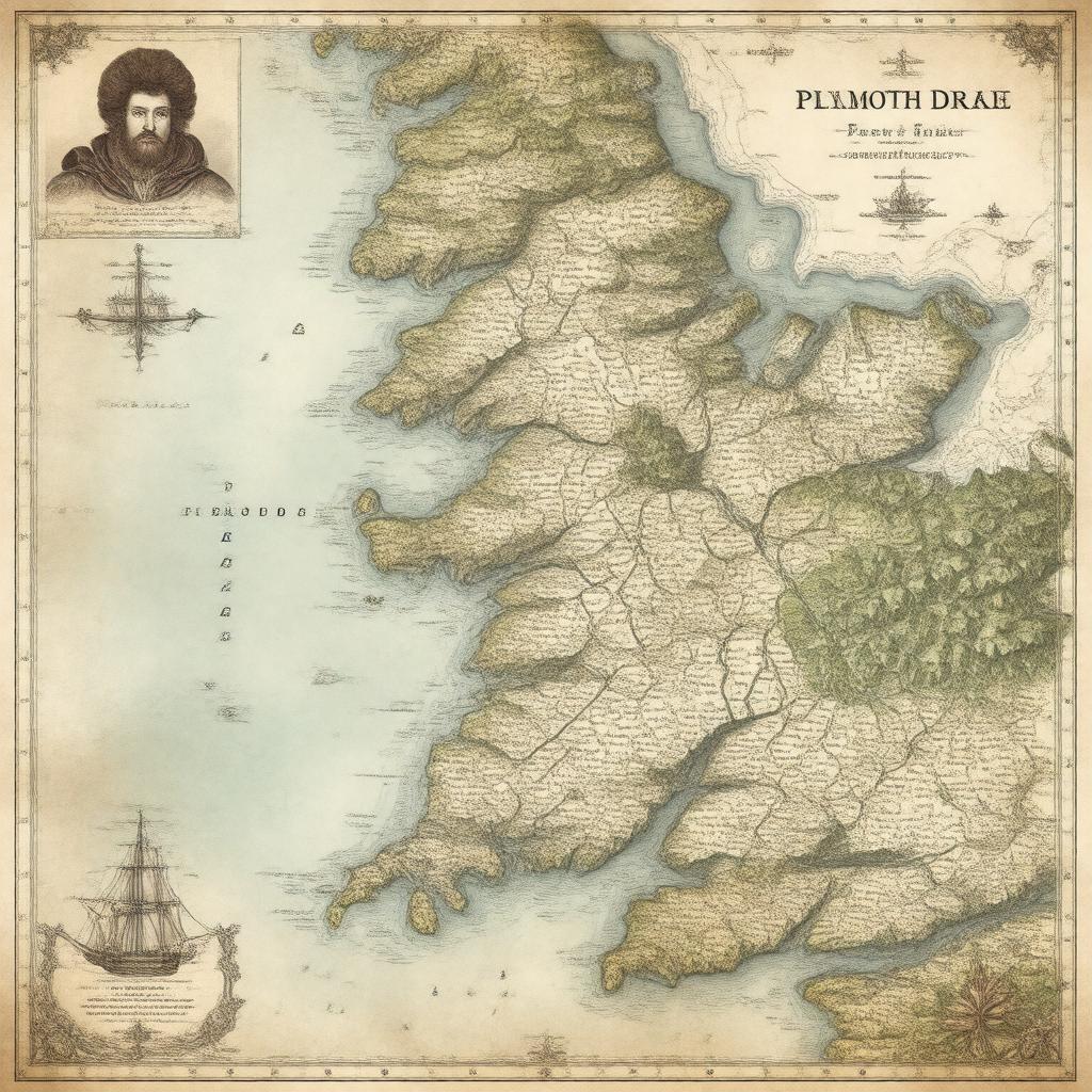 AI-created image of Plymouth Drake