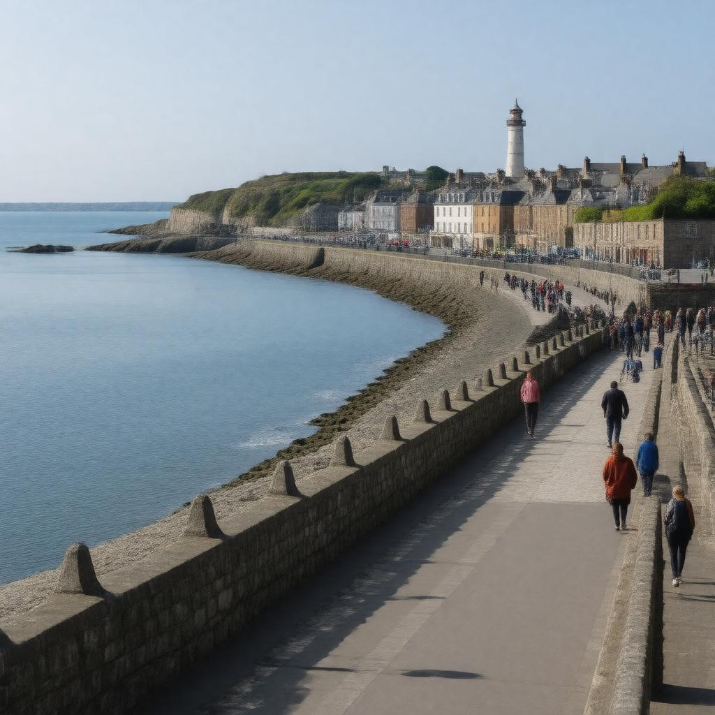 AI-created image of Plymouth, England