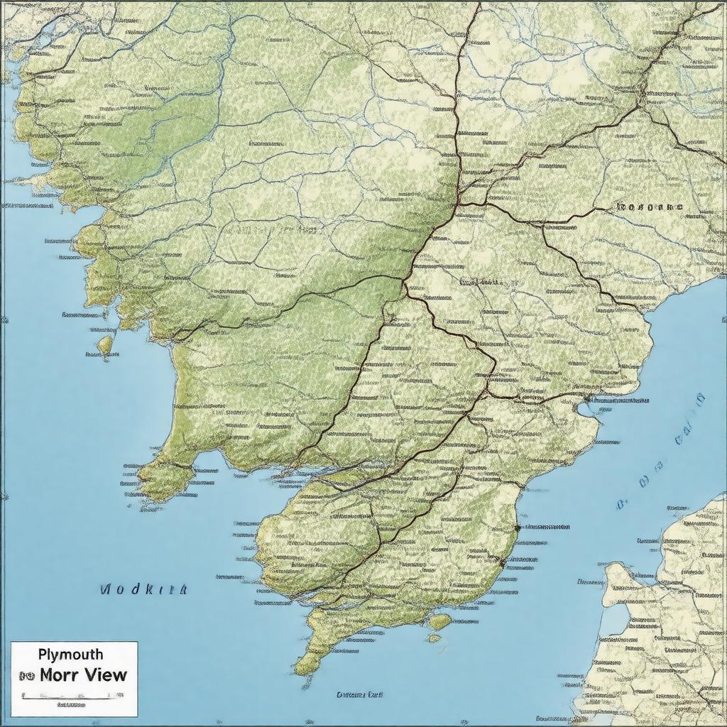 AI-created image of Plymouth Moor View