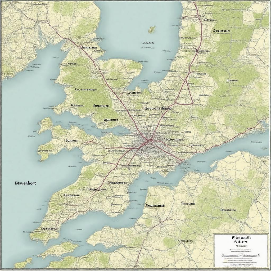 AI-created image of Plymouth Sutton and Devonport