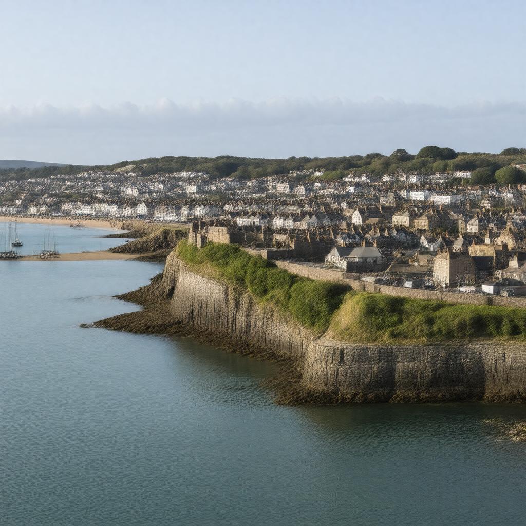 AI-created image of Plymouth, United Kingdom