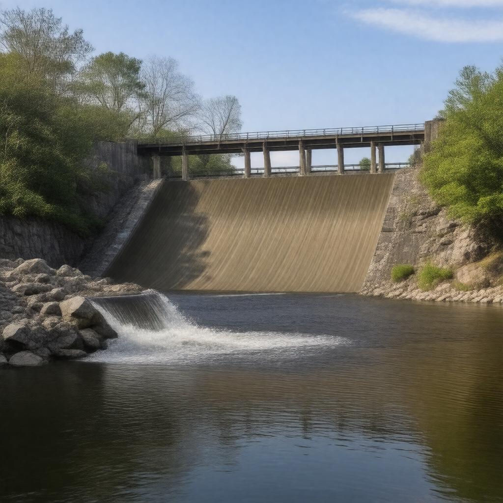 AI-created image of Pocasset Dam