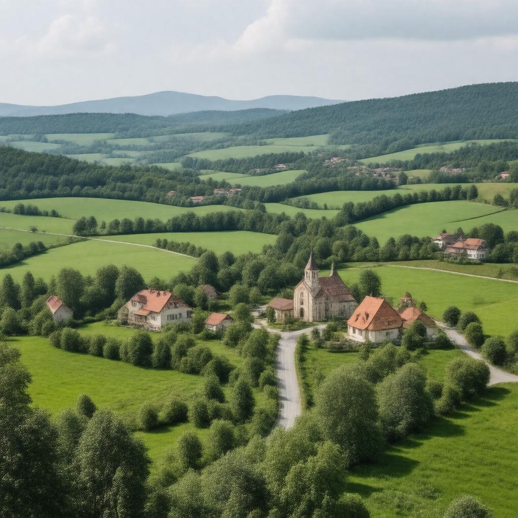 AI-created image of Podari, Dolj, Romania