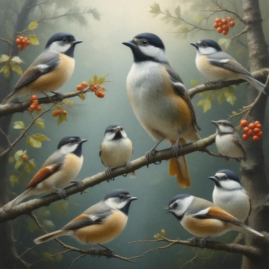 AI-created image of Poecile