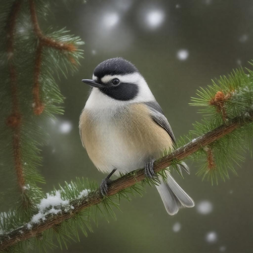 AI-created image of Poecile gambeli