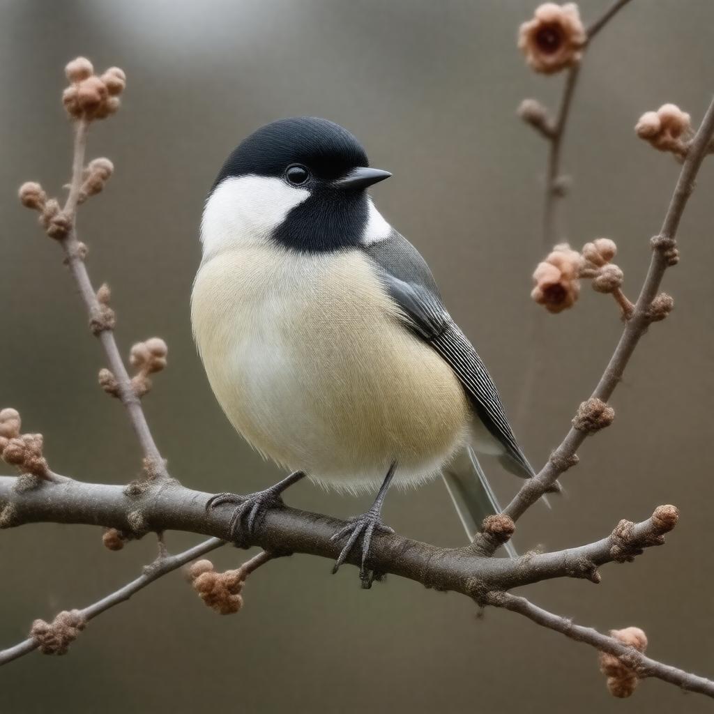 Click to view larger image AI-created image of Poecile palustris