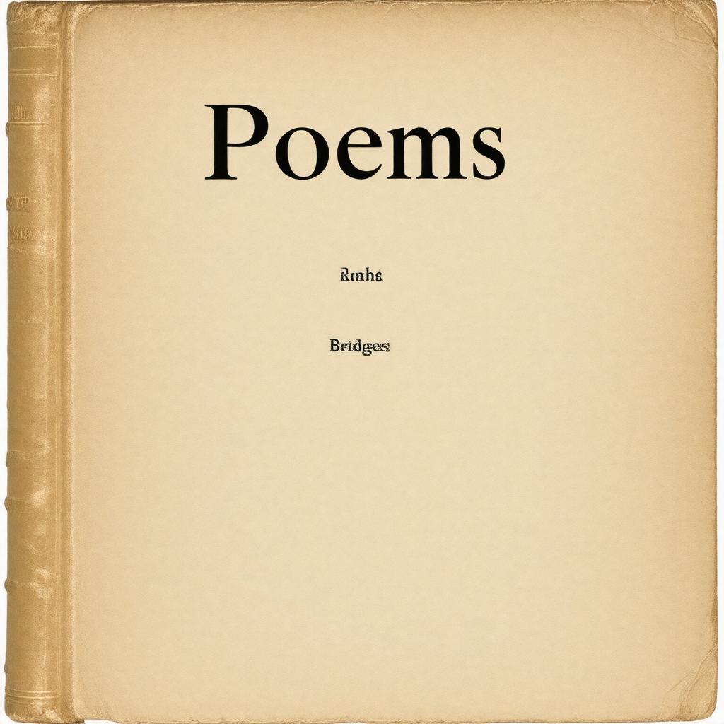 AI-created image of Poems (1918, edited by Robert Bridges)