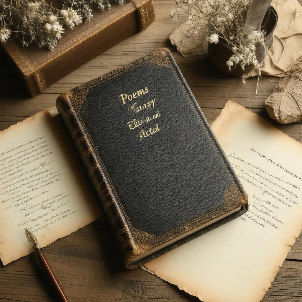 AI-created image of Poems by Currer, Ellis, and Acton Bell