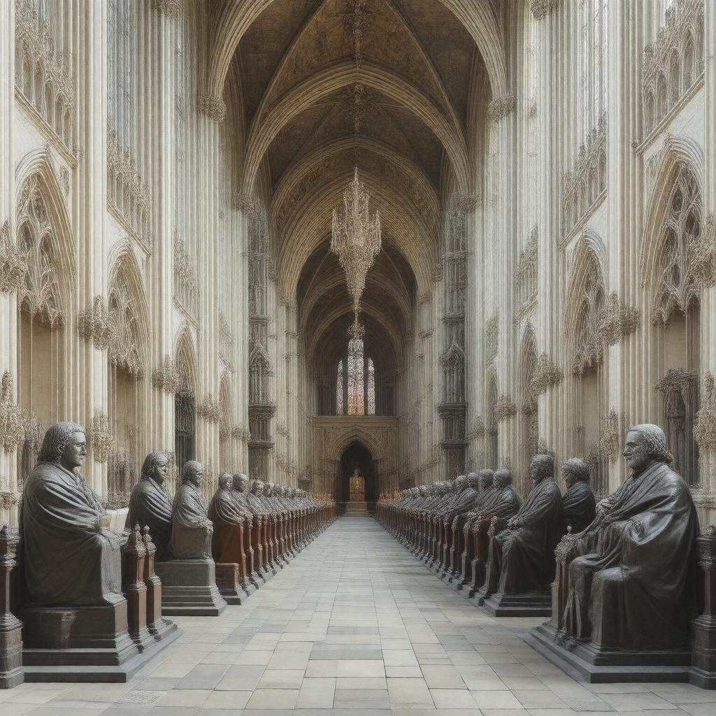 AI-created image of Poets' Corner