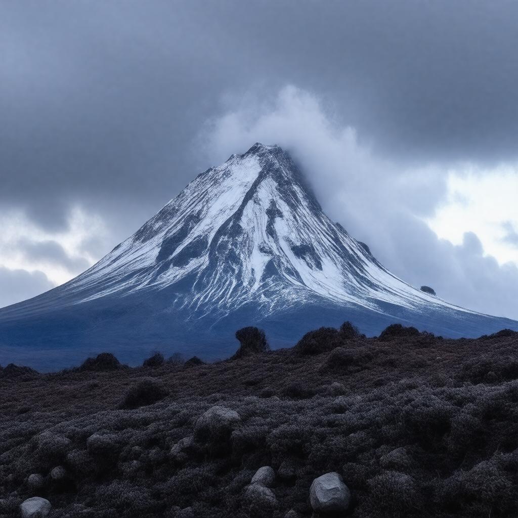 AI-created image of Pogromni Volcano