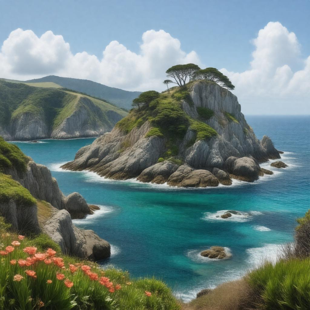 AI-created image of Point Lobos