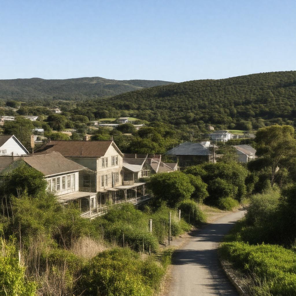 AI-created image of Point Reyes Station