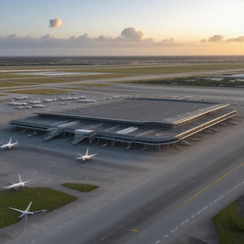Click to view larger image AI-created image of Pointe-à-Pitre International Airport