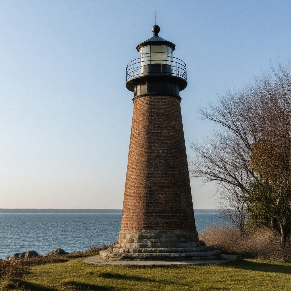 AI-created image of Pointe aux Barques Lighthouse