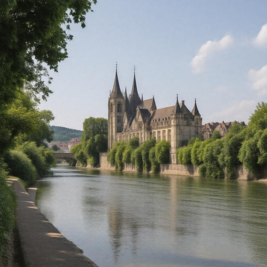 Click to view larger image AI-created image of Poissy, France