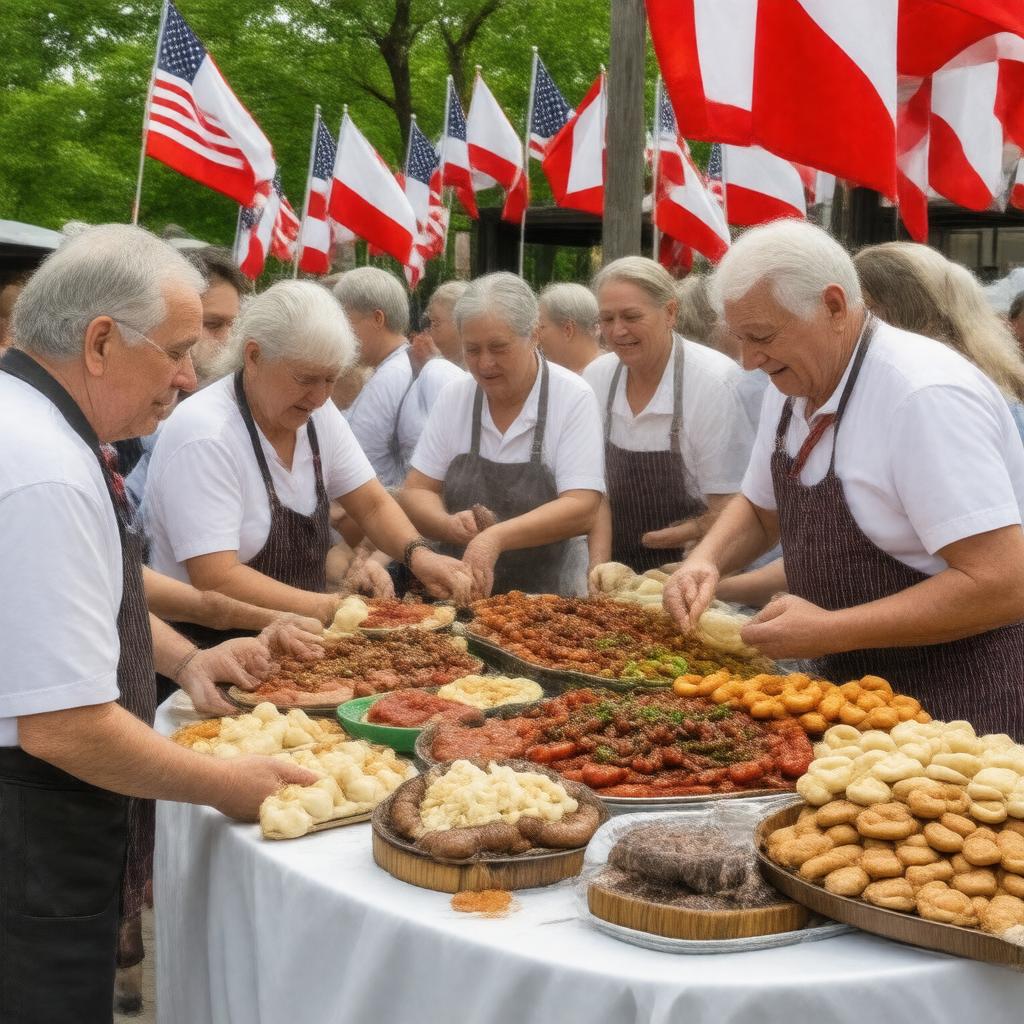 AI-created image of Polish-Americans