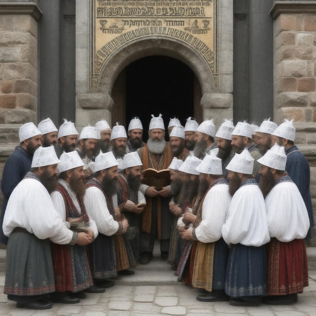 AI-created image of Polish Karaites