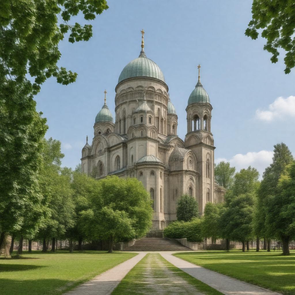 AI-created image of Polish Orthodox Church