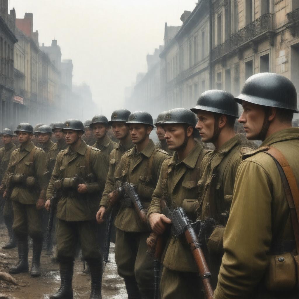 AI-created image of Polish resistance