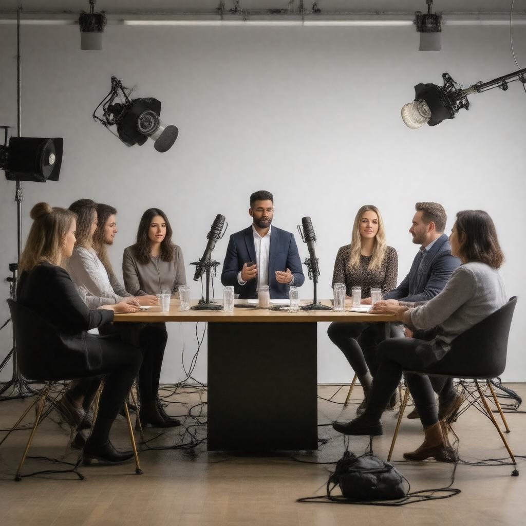 AI-created image of Political Gabfest