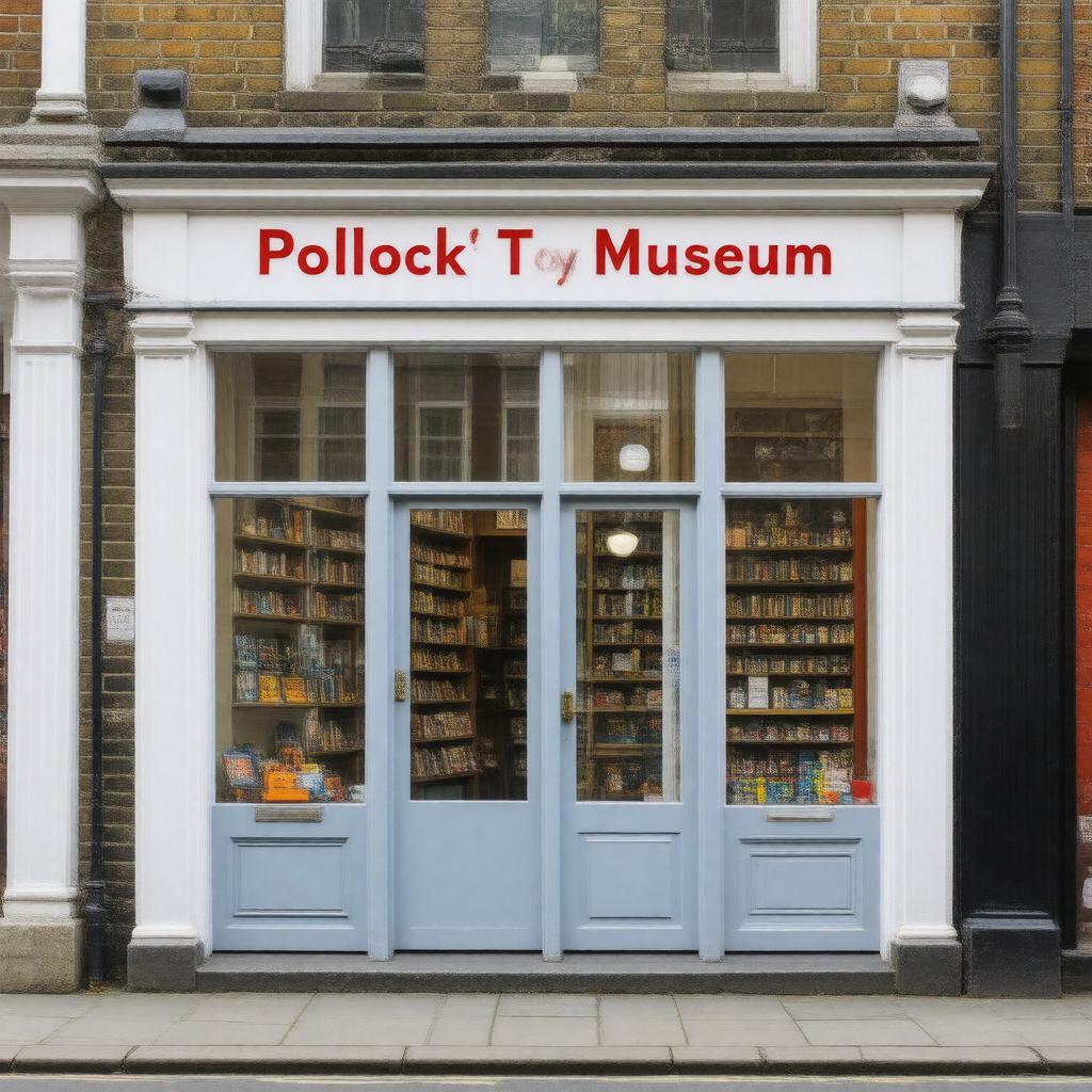 Click to view larger image AI-created image of Pollock's Toy Museum