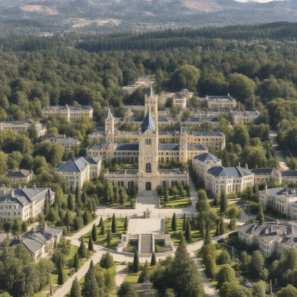 AI-created image of Pomona College