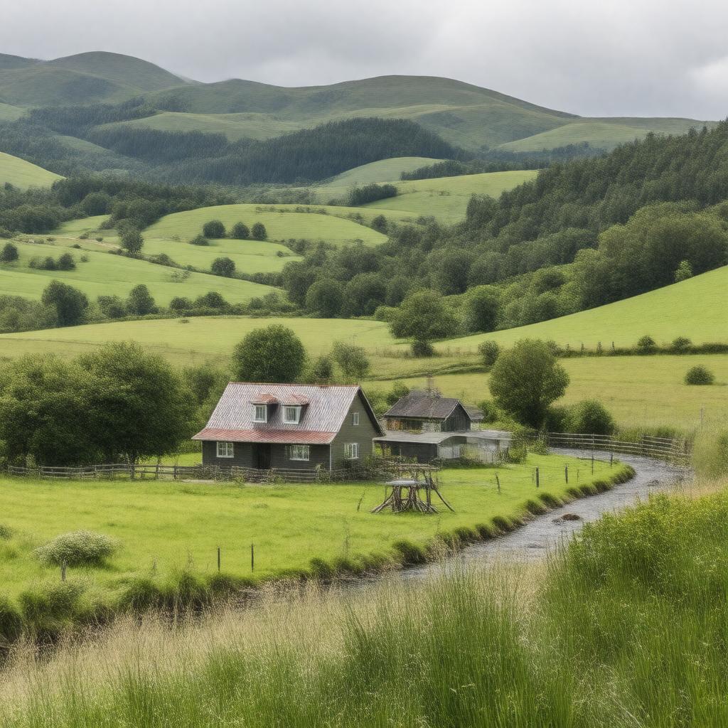 AI-created image of Pongaroa, New Zealand
