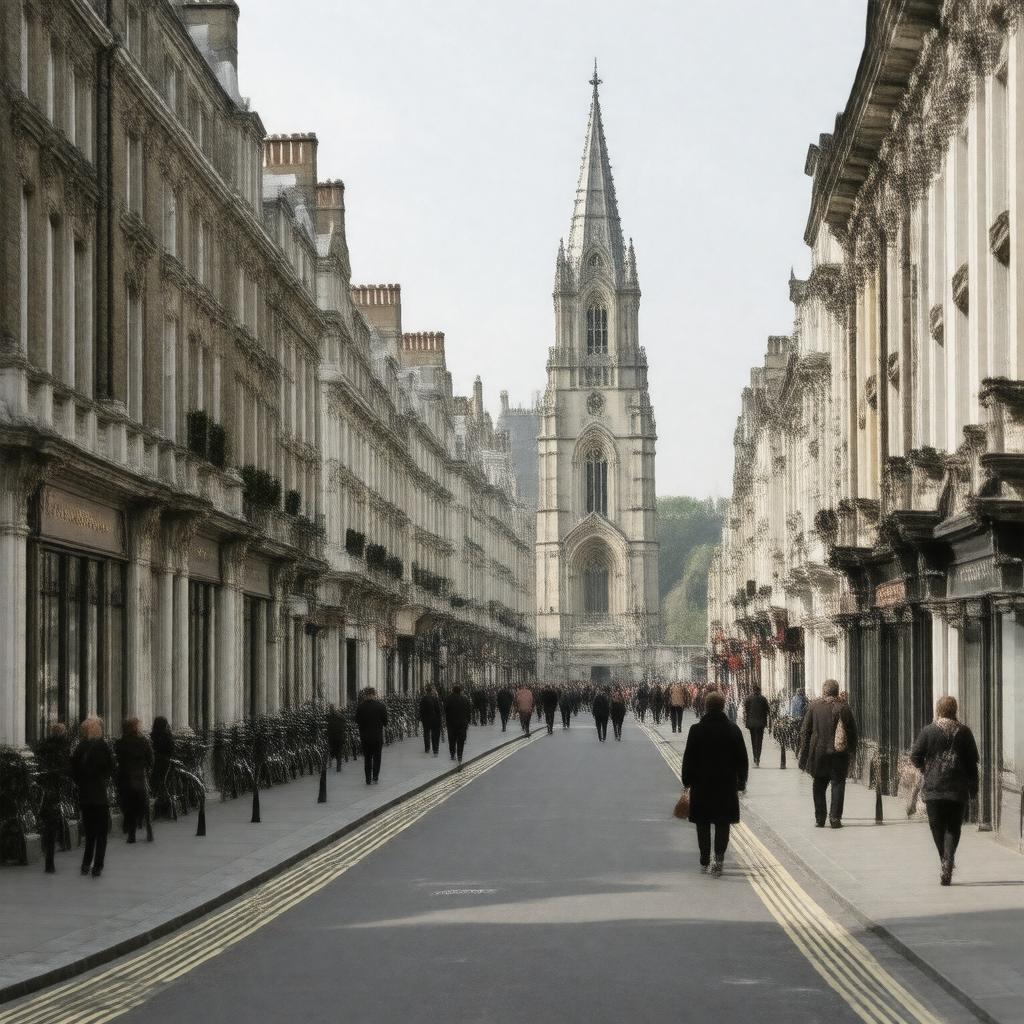 AI-created image of Pont Street