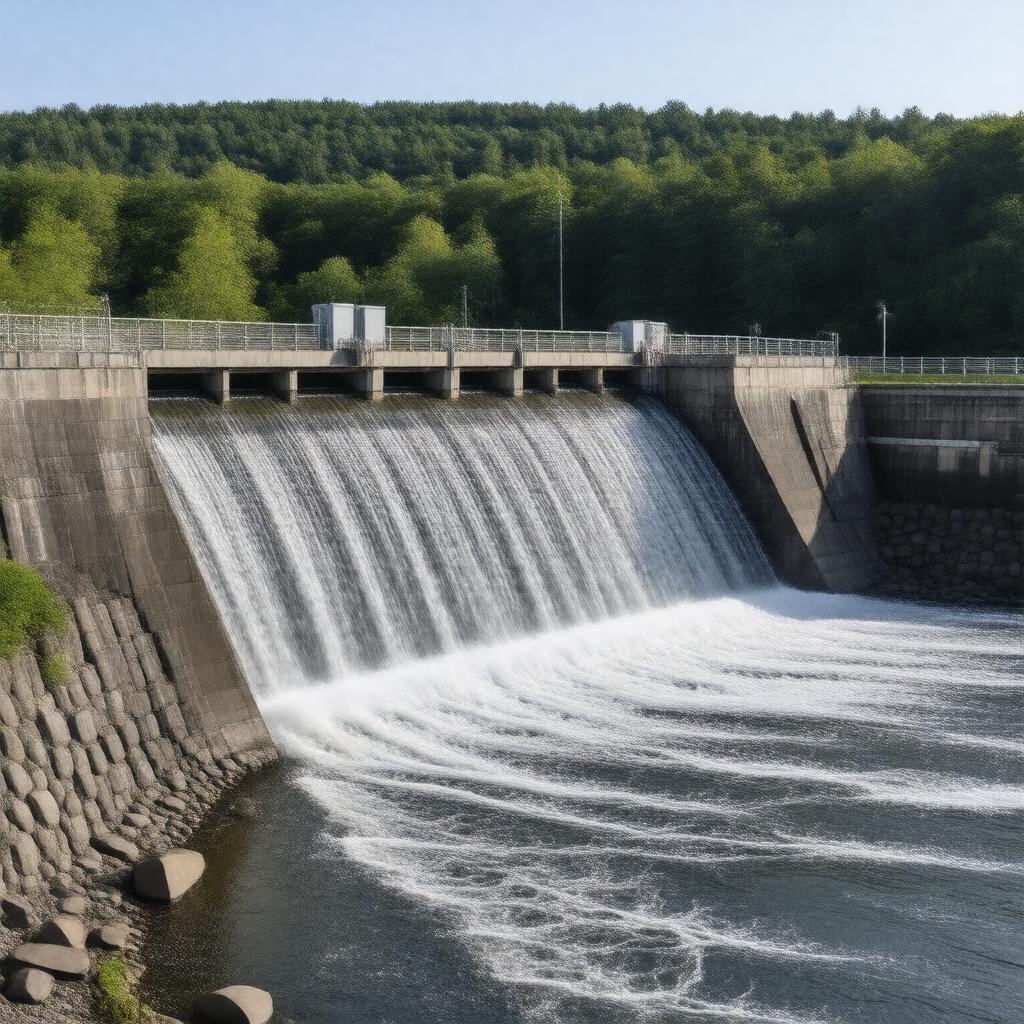 Click to view larger image AI-created image of Pontiac Dam