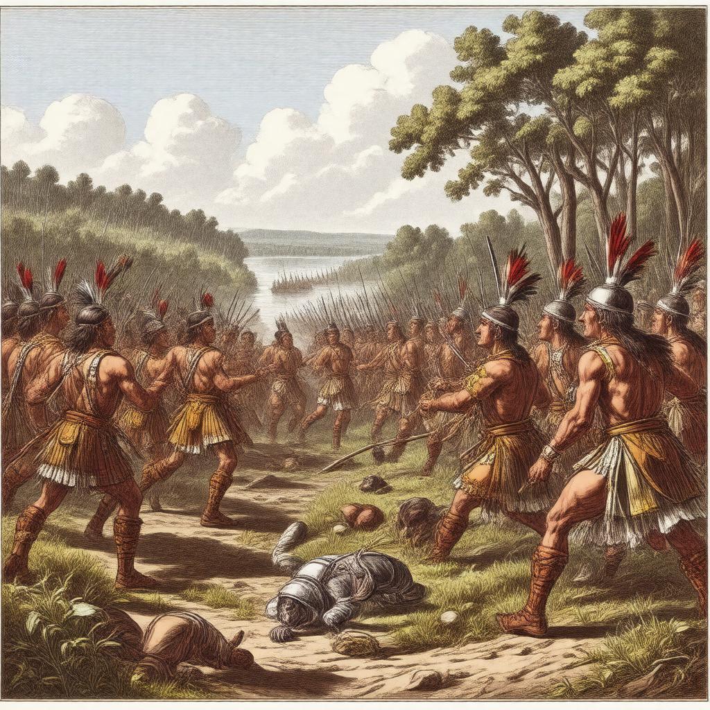 AI-created image of Pontiac's Rebellion