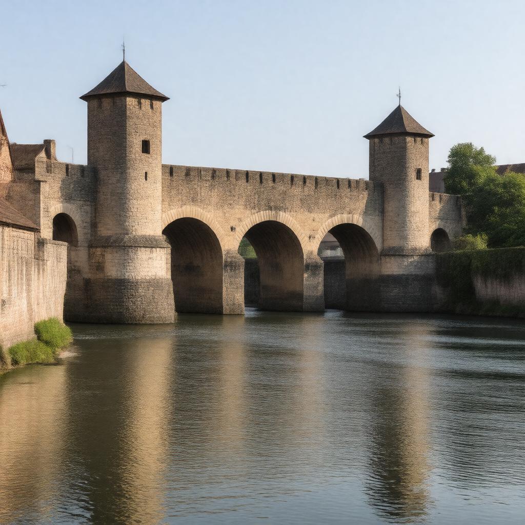 AI-created image of Ponts Couverts